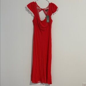 Wild Fable Red Backless Dress